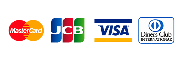 Mastercard・JCB・VISA・Diners Club